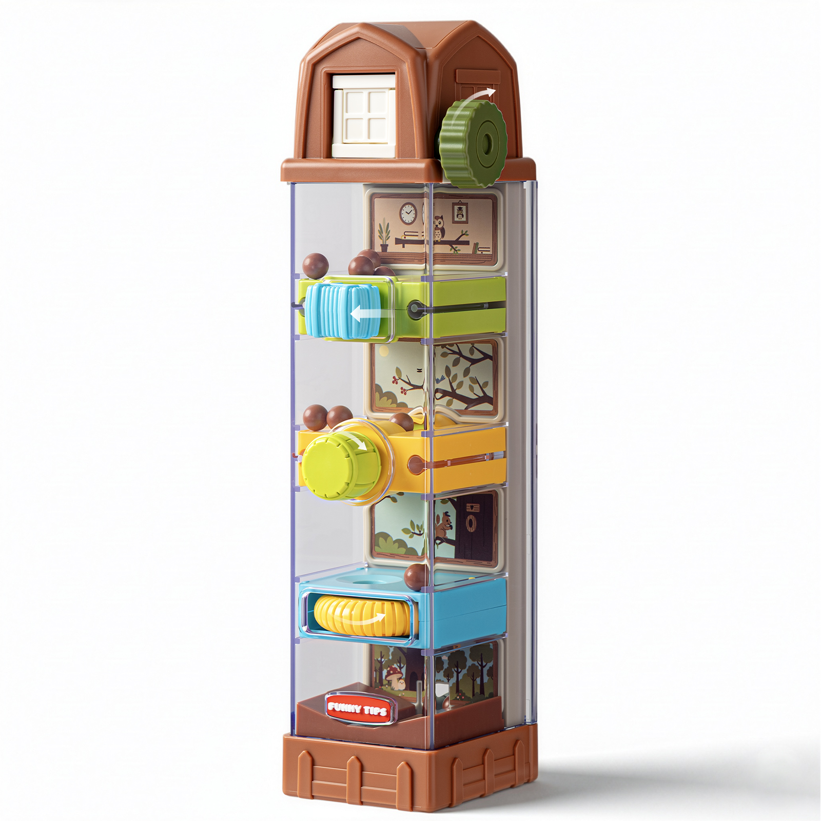 Montessori Toys for 2 3 4 5 6 7 Year Old, Ball Drop Toys for Toddlers 3-5, Activity Cube Educational Learning Toy 5 Fine Motor Activities, Busy Board Sensory Travel Birthday Boys Girls