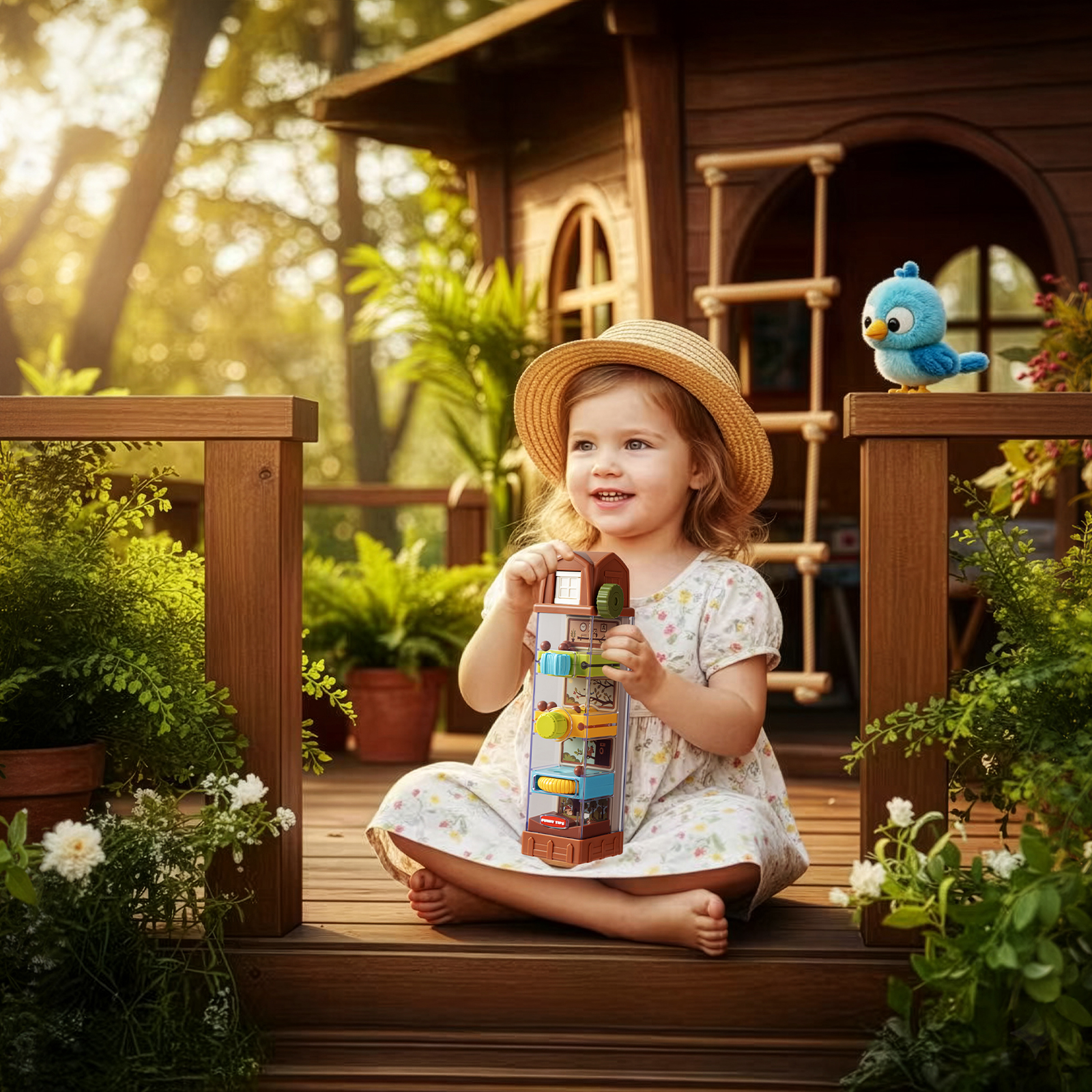 Montessori Toys for 2 3 4 5 6 7 Year Old, Ball Drop Toys for Toddlers 3-5, Activity Cube Educational Learning Toy 5 Fine Motor Activities, Busy Board Sensory Travel Birthday Boys Girls - Image 8