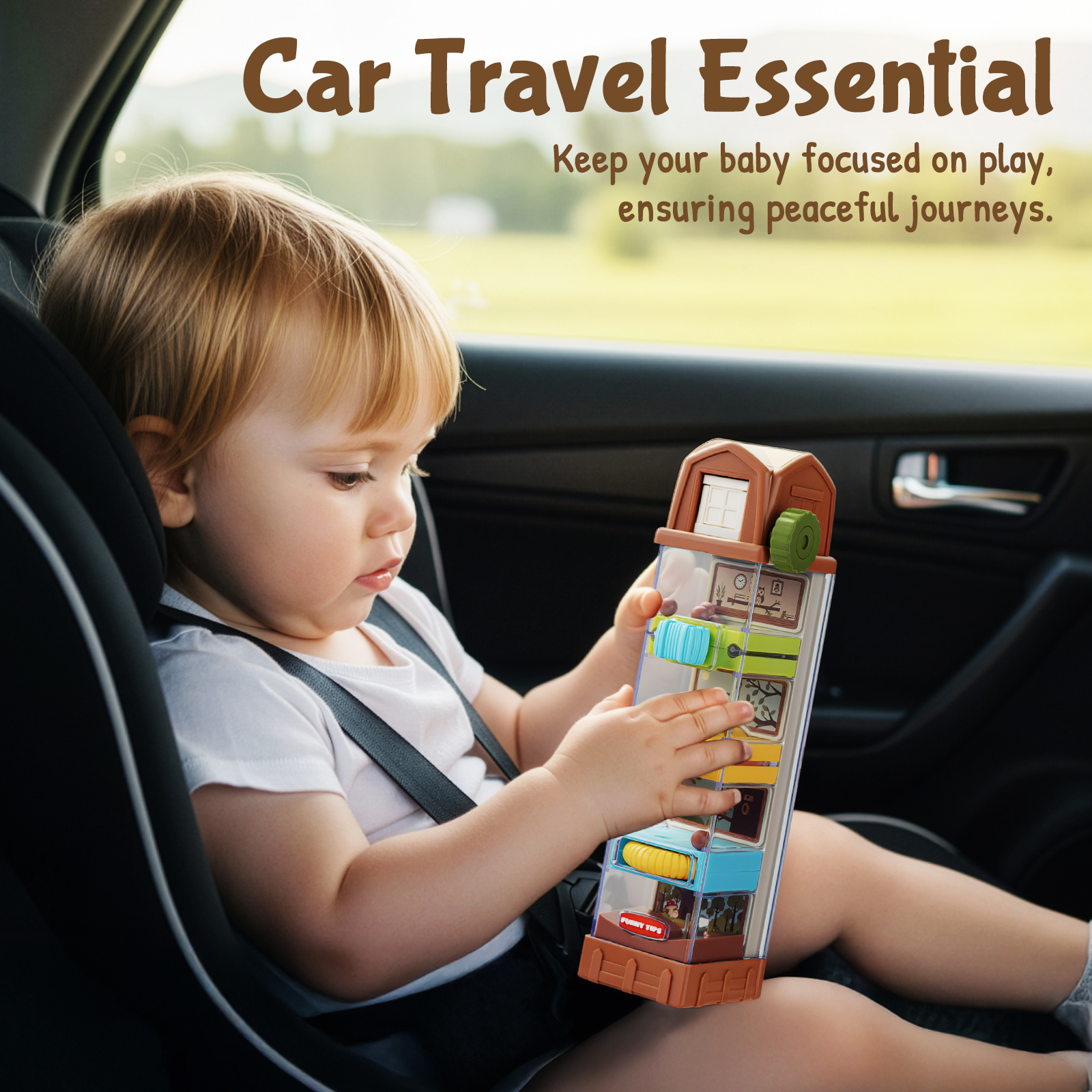 Montessori Toys for 2 3 4 5 6 7 Year Old, Ball Drop Toys for Toddlers 3-5, Activity Cube Educational Learning Toy 5 Fine Motor Activities, Busy Board Sensory Travel Birthday Boys Girls - Image 9